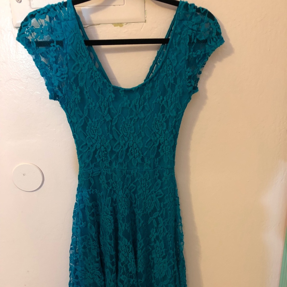 Blue dress